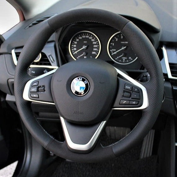 Stuurhoes voor Bmw X1 F48 2016-2021 X2 F39 2018-2021, Custom Diy Auto Stuurhoes Auto Interieur Accessoires Stuurhoes voor Bmw X1 F48 2016-2021 X2 F39 2018-2021, Custom Diy Auto Stuurhoes Auto Interieur Accessoires
