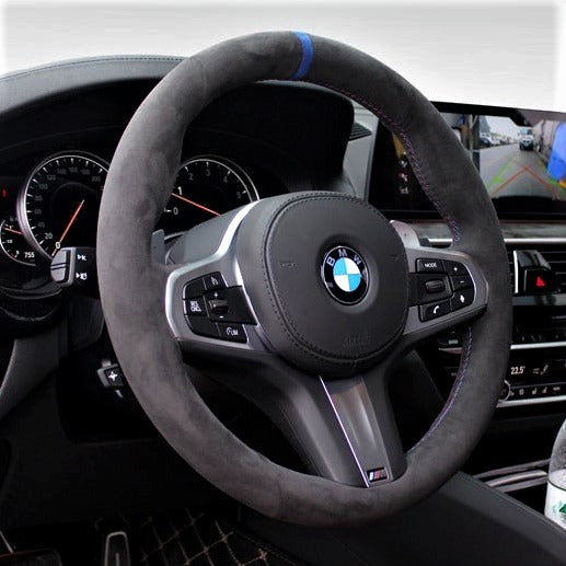 Alcantara Steering Wheel Cover for BMW G20 G21 F40 F44 G22 G23 G26