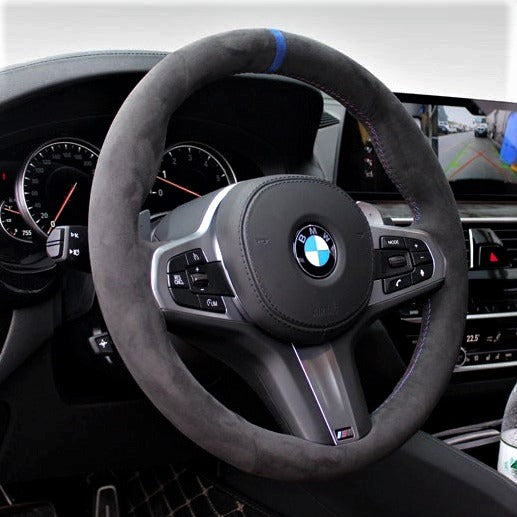 Coprivolante Alcantara Per BMW - Cucito A Mano, Colori Personalizzabili, Per Vari Modelli BMW - Foto 7